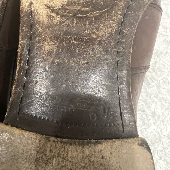 Prada Men Penny Loafers Brown Leather Slip On - Picture 9 of 14